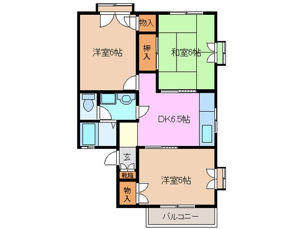 霞ケ浦駅 徒歩33分 1階の物件間取画像